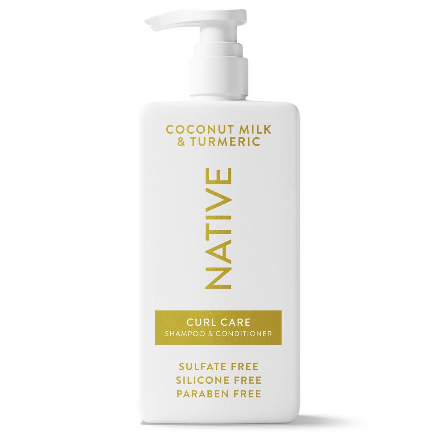 Native Curl Care 2in1 Shampoo & Conditioner - Coconut Milk & Turmeric; image 1 of 10