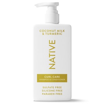 Native Curl Care 2in1 Shampoo & Conditioner - Coconut Milk & Turmeric