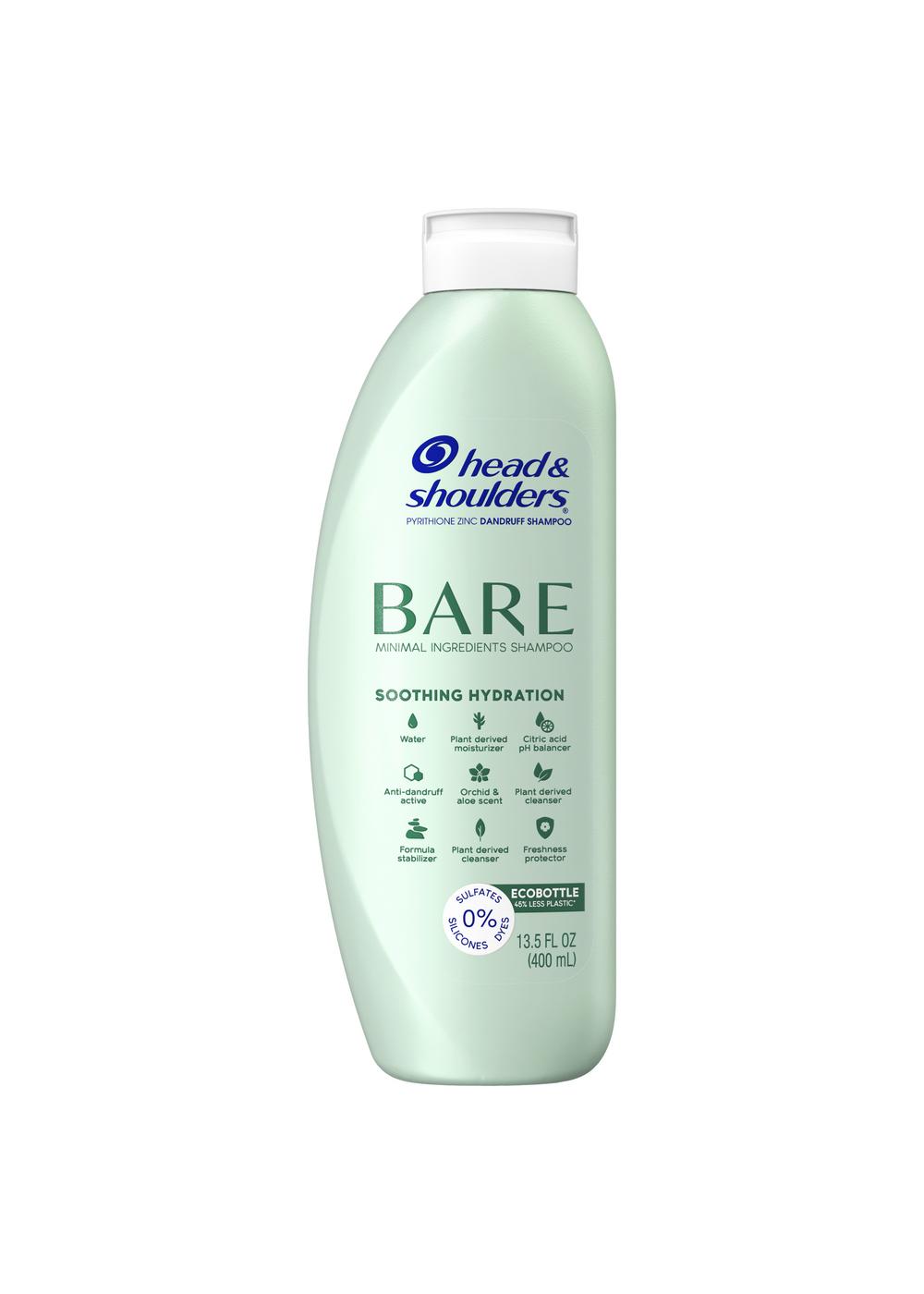 Head & Shoulders Bare Soothing Hydration Shampoo; image 1 of 2
