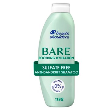 Head & Shoulders Bare Soothing Hydration Shampoo, 13.5 oz