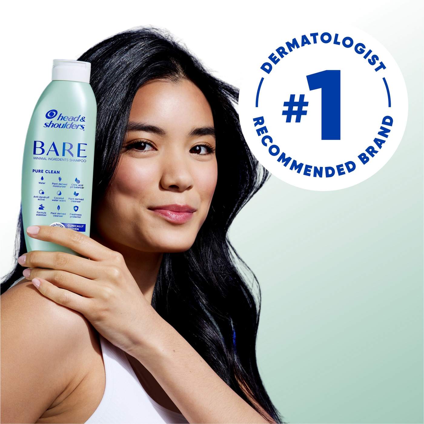 Head & Shoulders Bare Soothing Hydration Shampoo; image 2 of 8