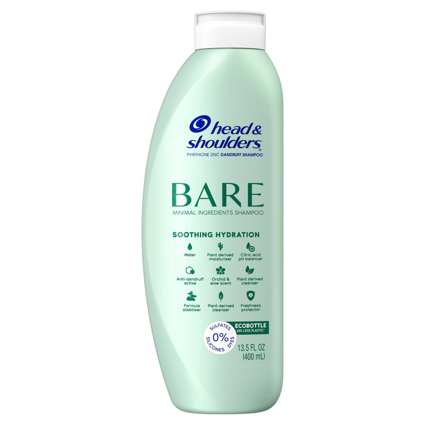 Head & Shoulders Bare Soothing Hydration Shampoo; image 6 of 8