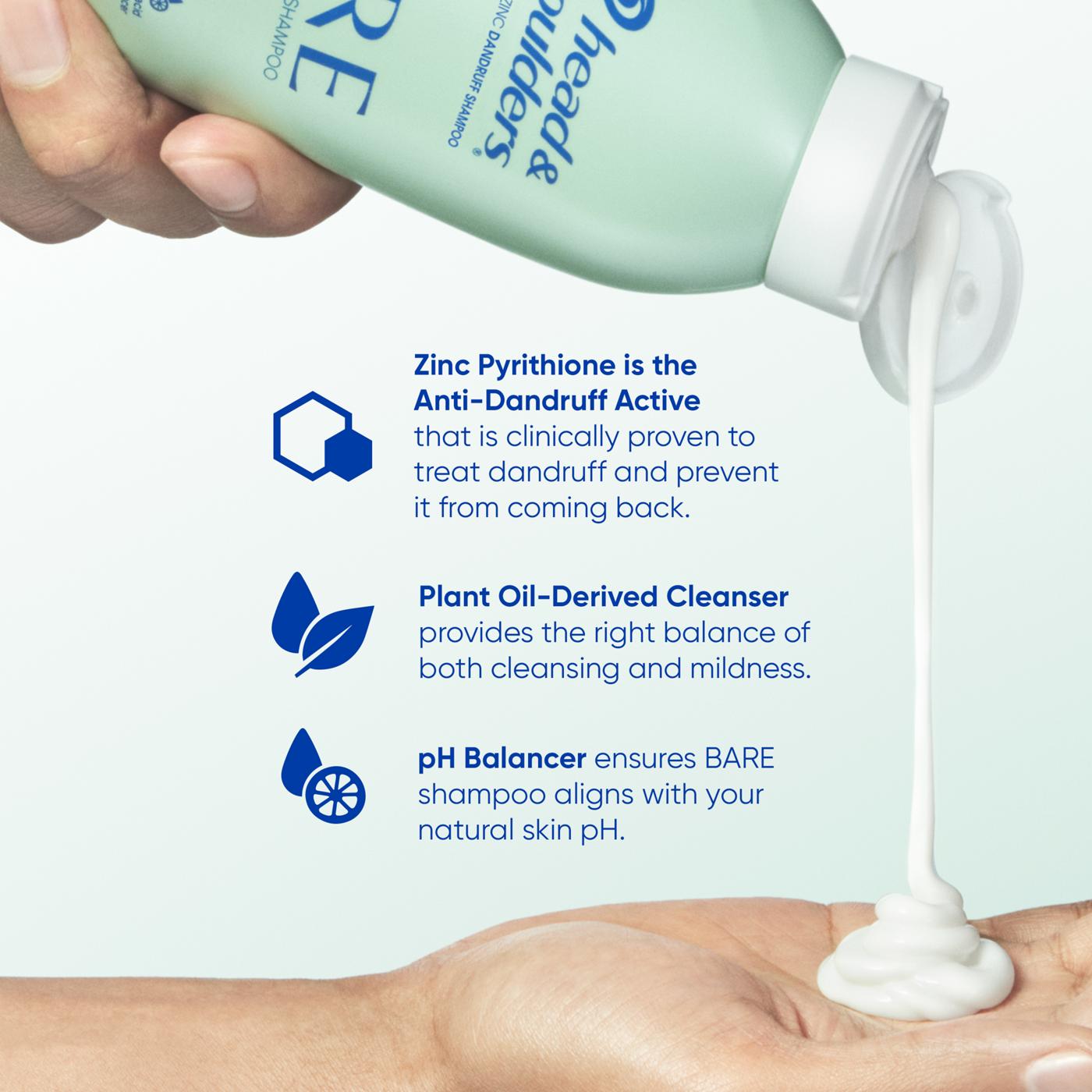 Head & Shoulders Bare Pure Clean Shampoo ; image 5 of 10