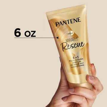 Pantene Miracle Rescue 3 In 1 Multi-Tasking Conditioner, 6 oz
