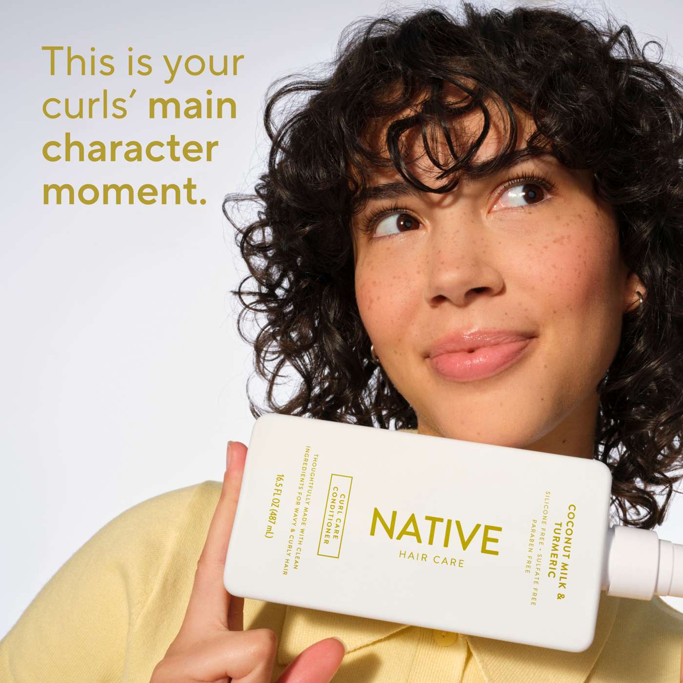 Native Curl Care Conditioner - Coconut Milk & Turmeric; image 9 of 10