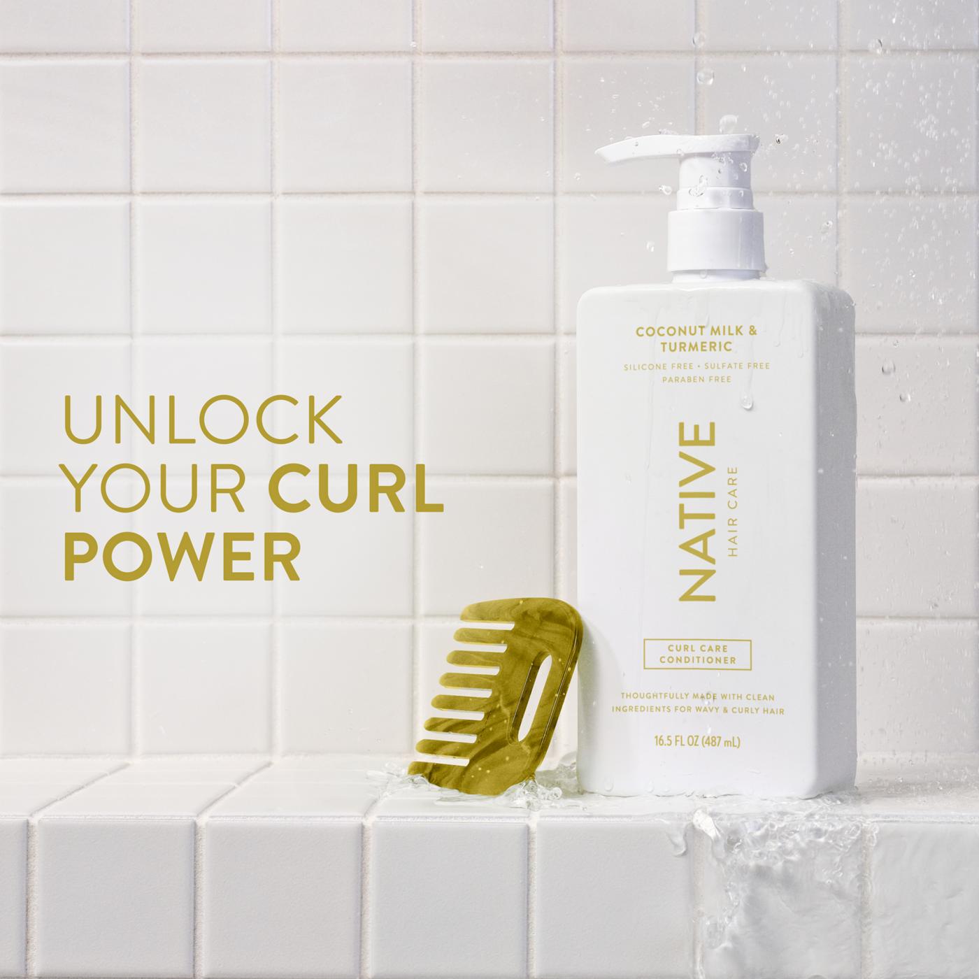 Native Curl Care Conditioner - Coconut Milk & Turmeric; image 10 of 10