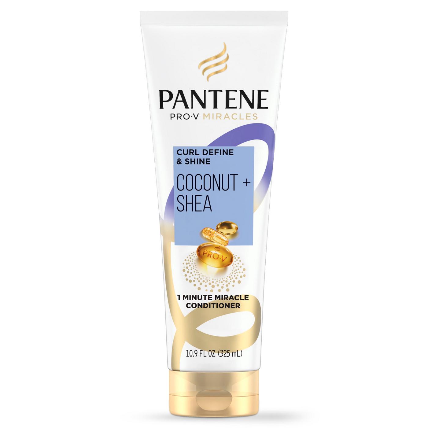 Pantene Curl Define & Shine Coconut + Shea Miracle Conditioner; image 1 of 2