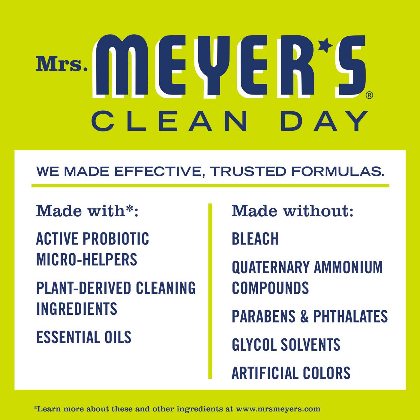 Mrs. Meyer's Clean Day Lemon Verbena Probiotic Multi-Surface Cleaner Spray; image 6 of 6