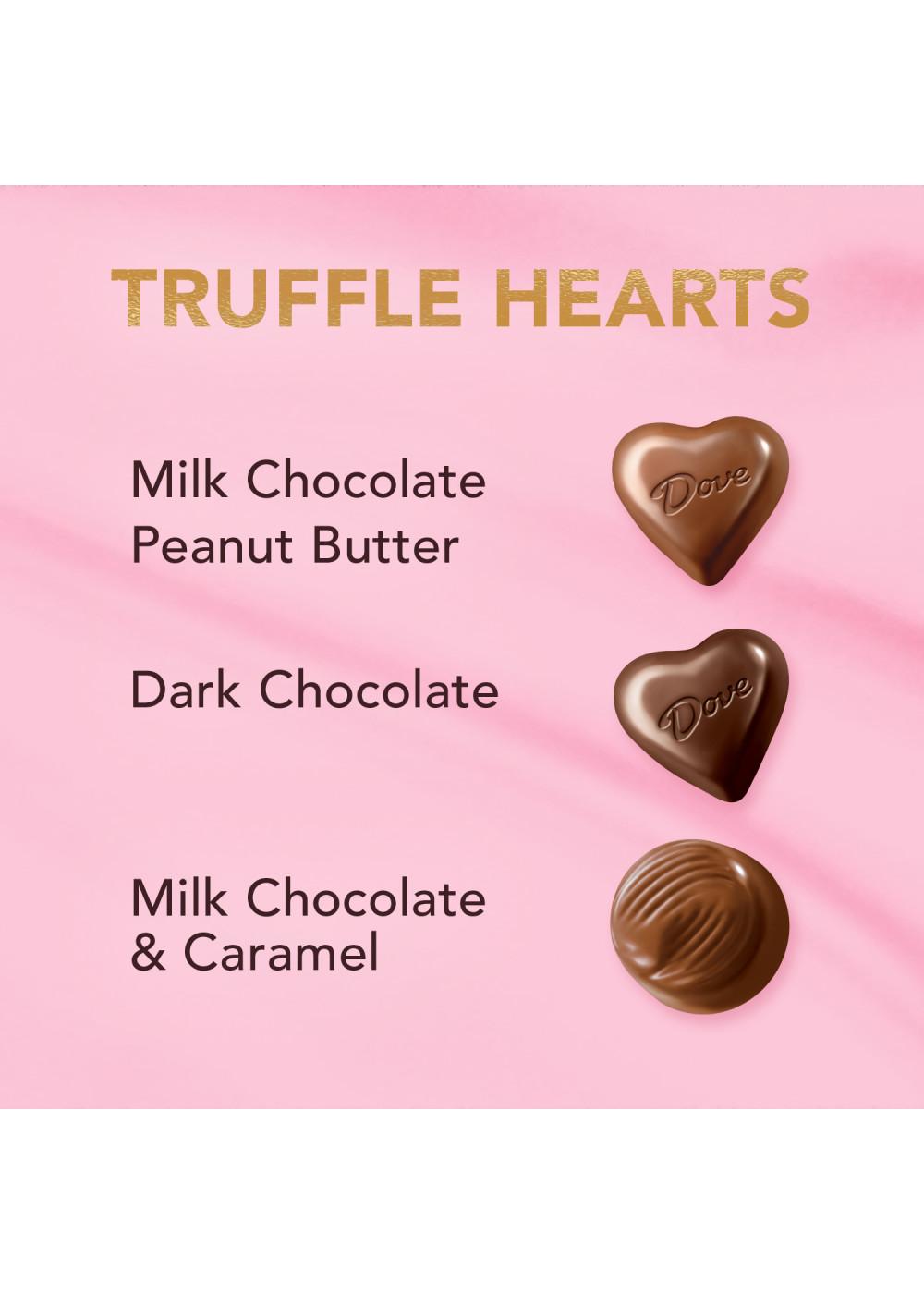 Dove Assorted Chocolates Valentine's Heart Gift Tin Shop Candy at HEB