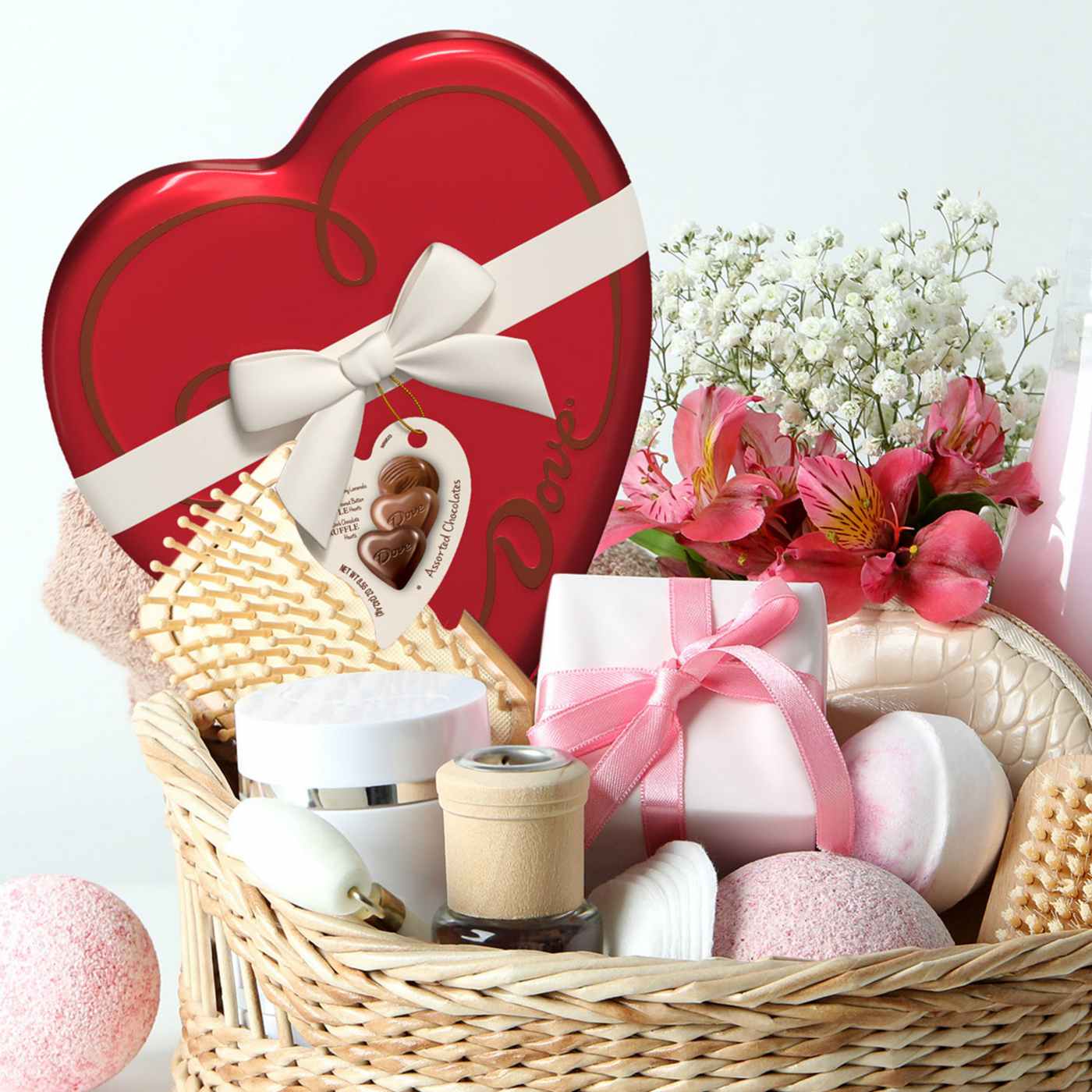 Dove Assorted Chocolates Valentine's Heart Gift Tin Shop Candy at HEB