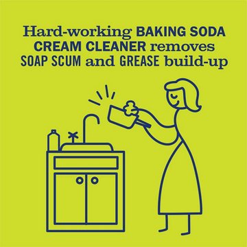 Mrs. Meyer's Clean Day Lemon Verbena Baking Soda Cream Cleaner