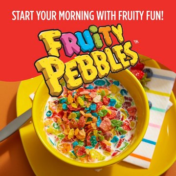 Post Fruity Pebbles Cereal Bag, 32 oz