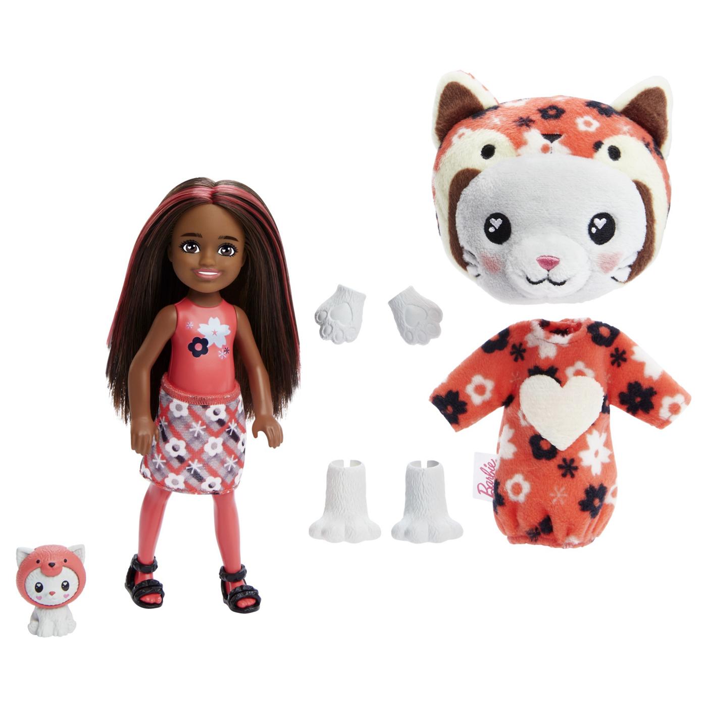 Barbie Cutie Reveal Costume Series Kitten as Red Panda Chelsea Doll; image 4 of 4