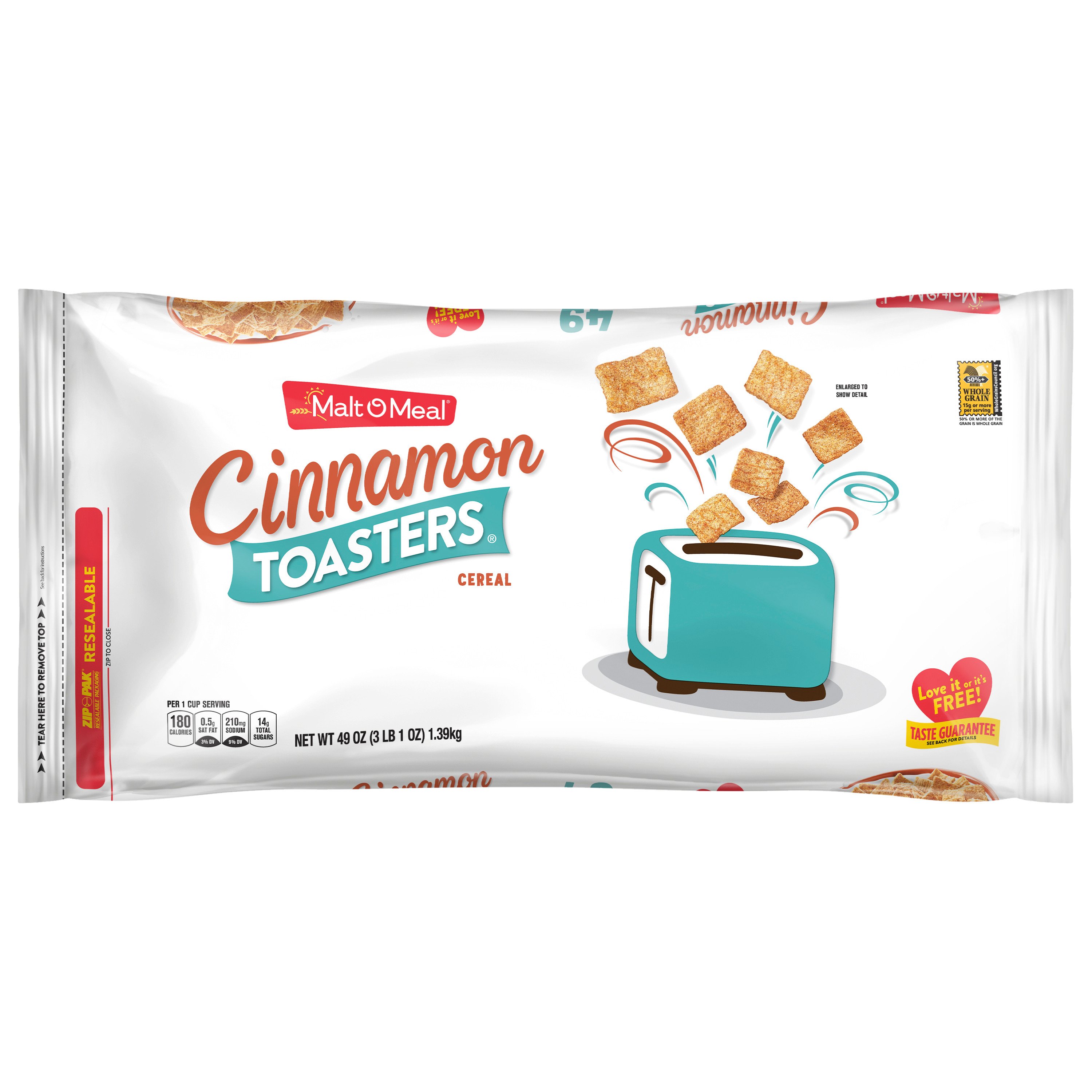 MaltOMeal Cinnamon Toasters Cereal Bag Shop Cereal at HEB