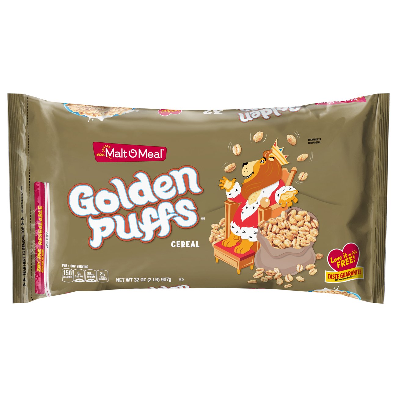 Malt-O-Meal Golden Puffs Cereal Bag - Shop Cereal at H-E-B