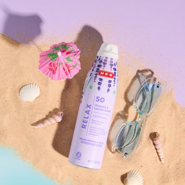 H-E-B SPF 50 Relax Sunscreen Spray with Chamomile & Lavender - Oxybenzone Free