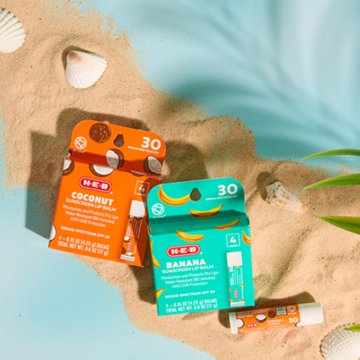 H-E-B Banana Sunscreen Lip Balm - SPF 30
