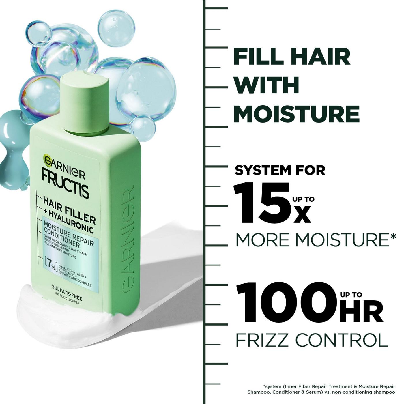 Garnier Fructis Hair Filler + Hyaluronic Moisture Repair Conditioner; image 6 of 12