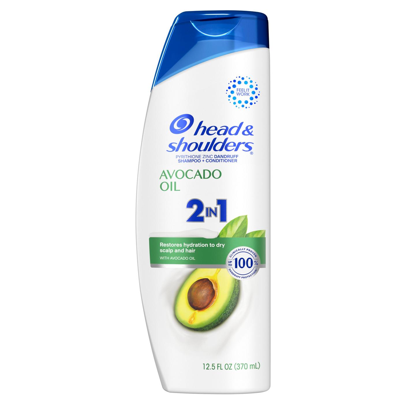 Head & Shoulders Avocado Oil 2 in 1 Shampoo + Conditioner; image 4 of 10