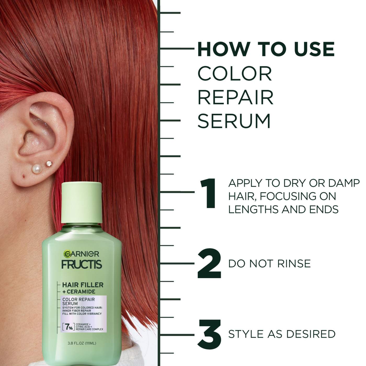 Garnier Fructis Hair Filler Color Repair Serum; image 10 of 12