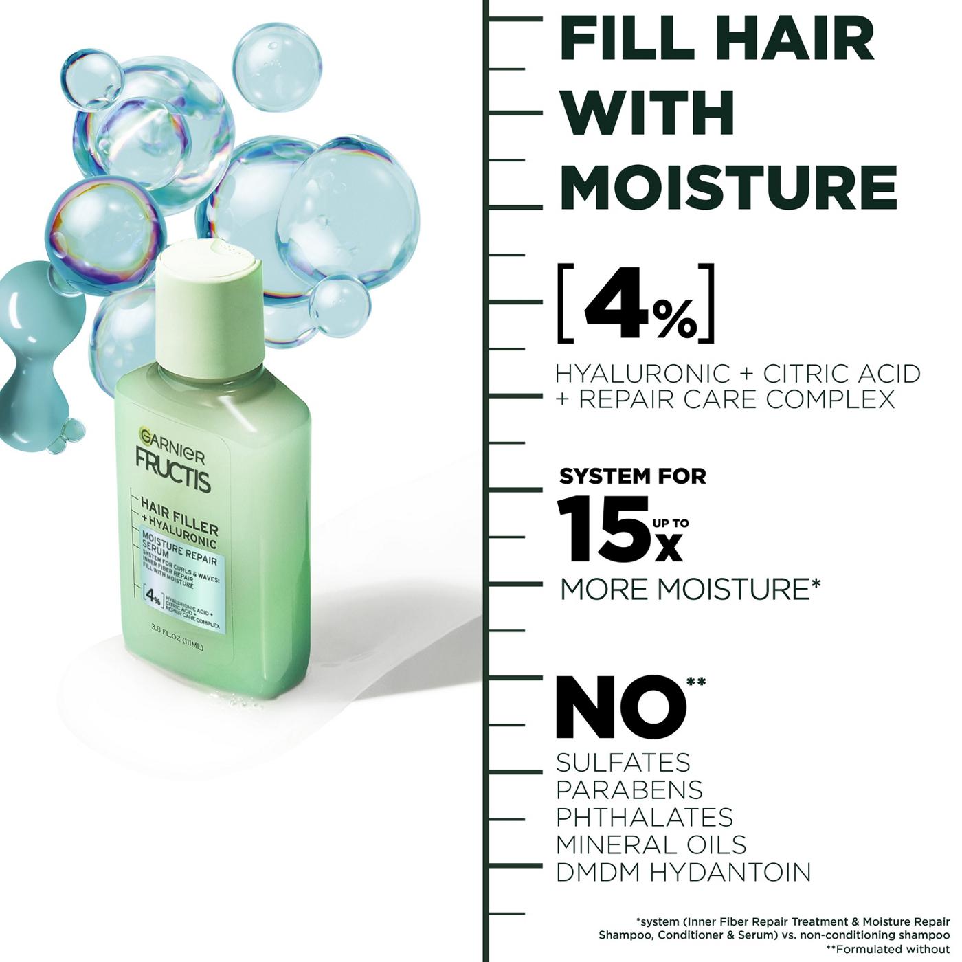 Garnier Fructis Hair Filler Moisture Repair Serum; image 4 of 11