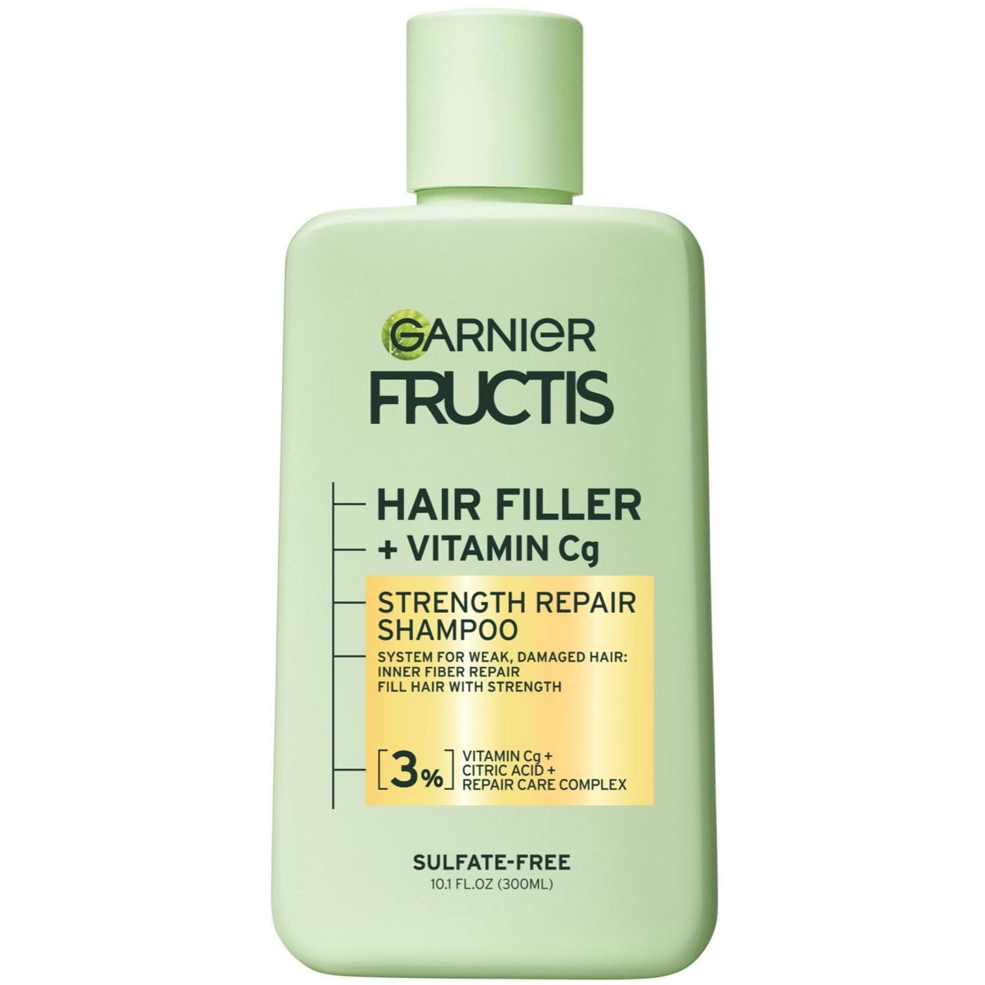 Garnier Fructis Hair Filler Strength Repair Shampoo; image 1 of 13