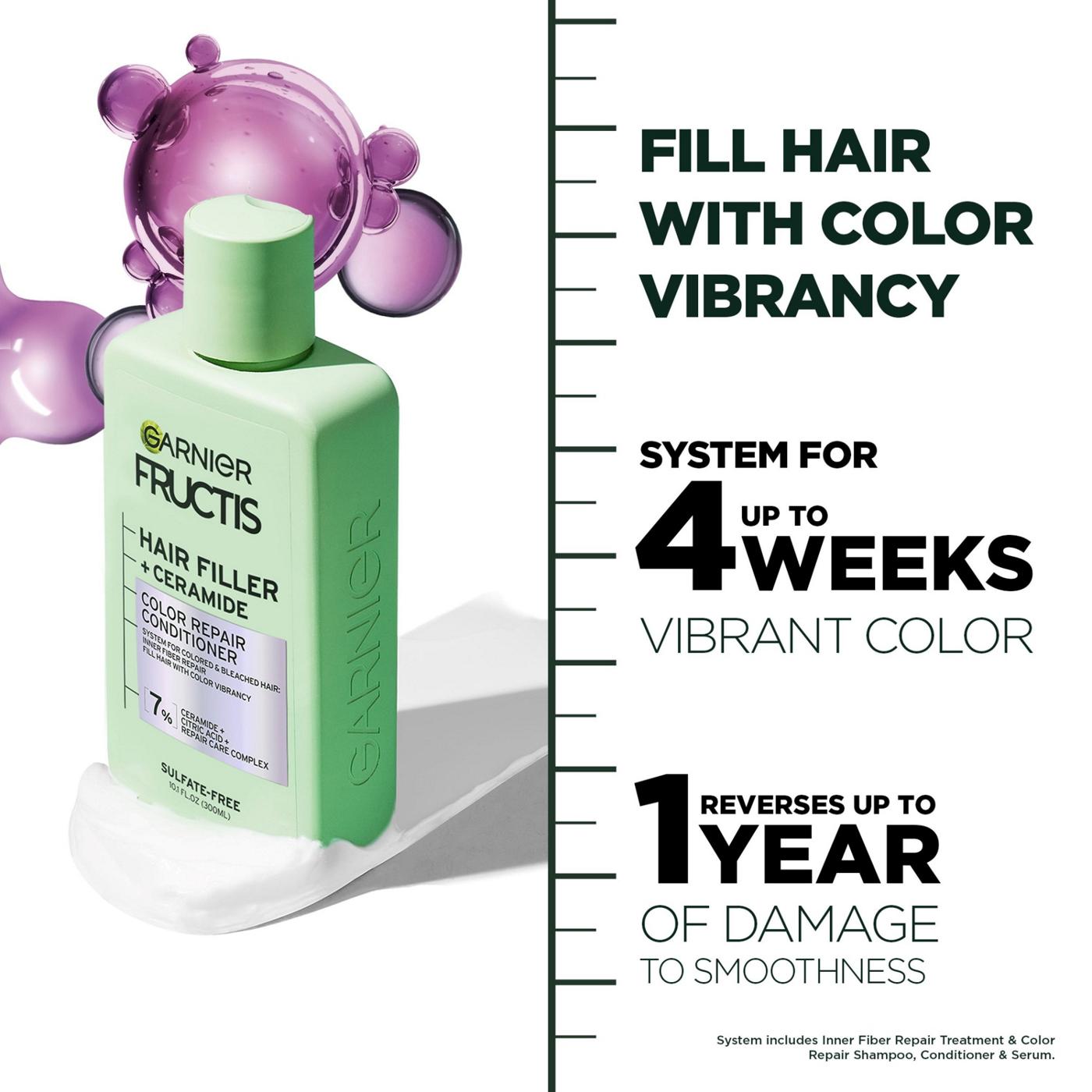 Garnier Fructis Hair Filler Color Repair Conditioner ; image 6 of 12