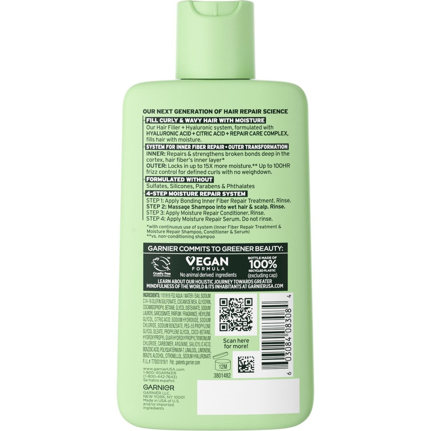 Garnier Fructis Hair Filler Moisture Repair Shampoo; image 2 of 11