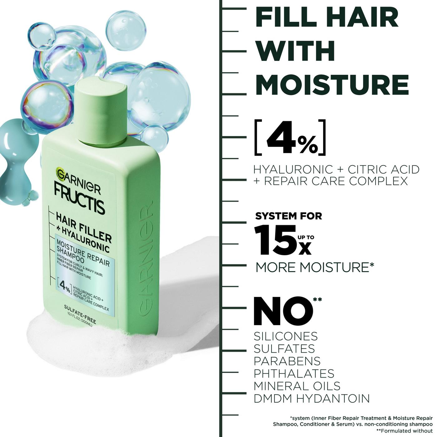 Garnier Fructis Hair Filler Moisture Repair Shampoo; image 8 of 11