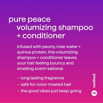 method Pure Peace Volumizing Shampoo, 14 oz