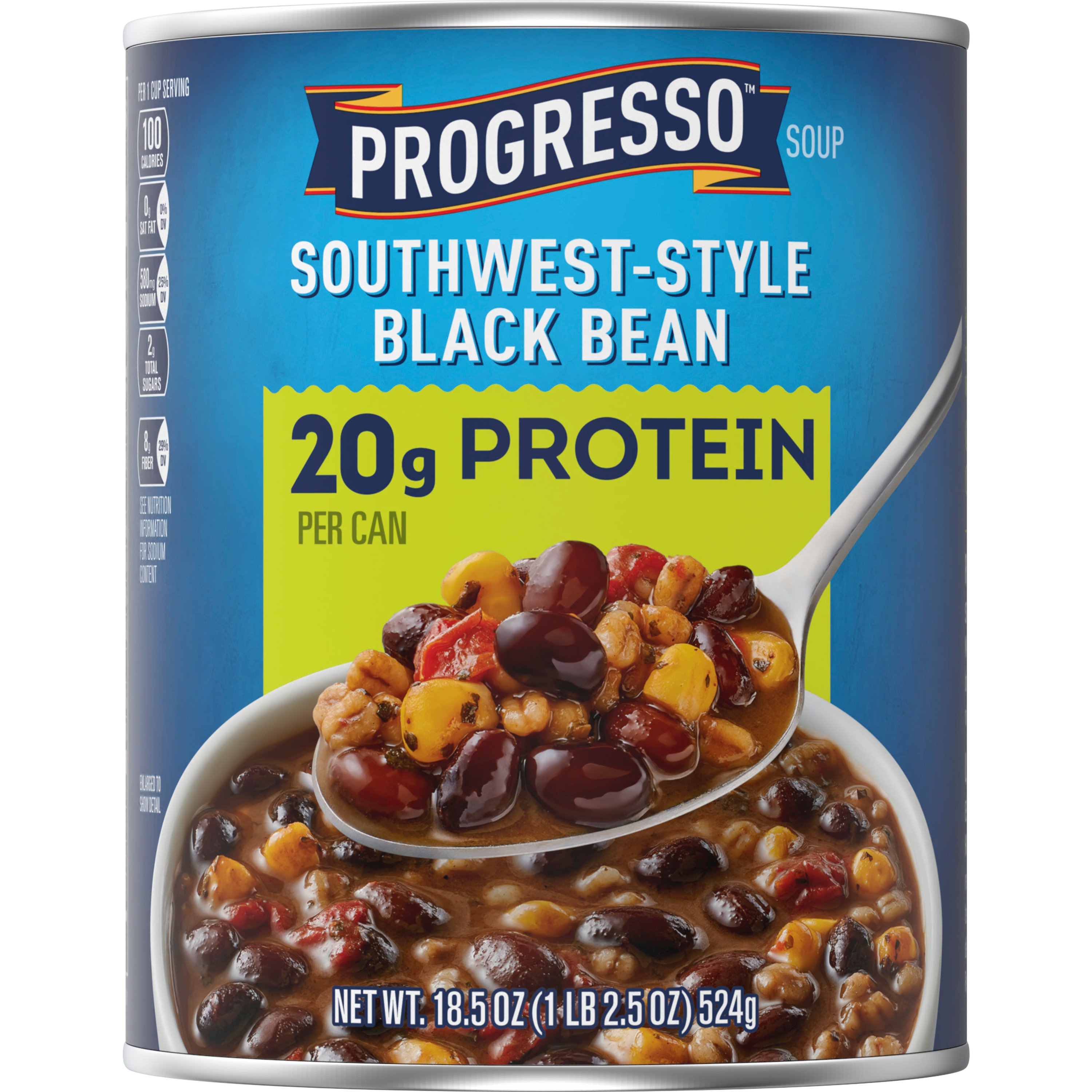 Progresso Protein Southwest Style Black Bean Soup - Shop Soups & chili ...