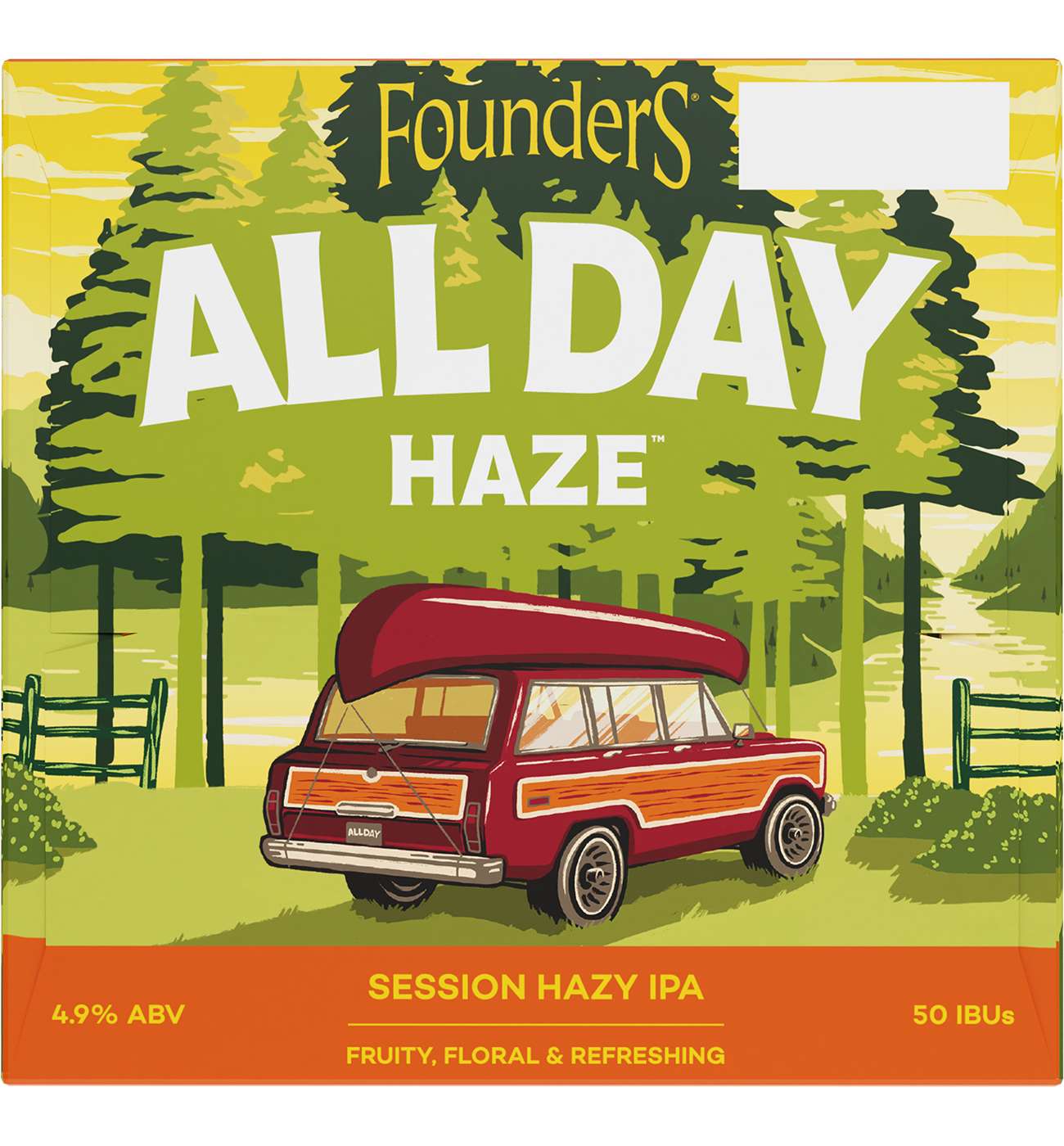 Founders All Day Haze Session Hazy IPA Beer 6 pk Cans; image 3 of 5