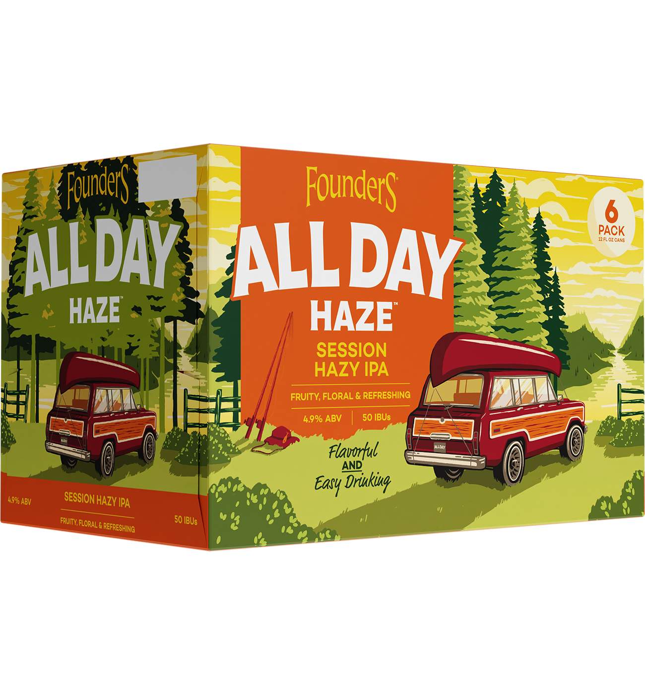 Founders All Day Haze Session Hazy IPA Beer 6 pk Cans; image 4 of 5