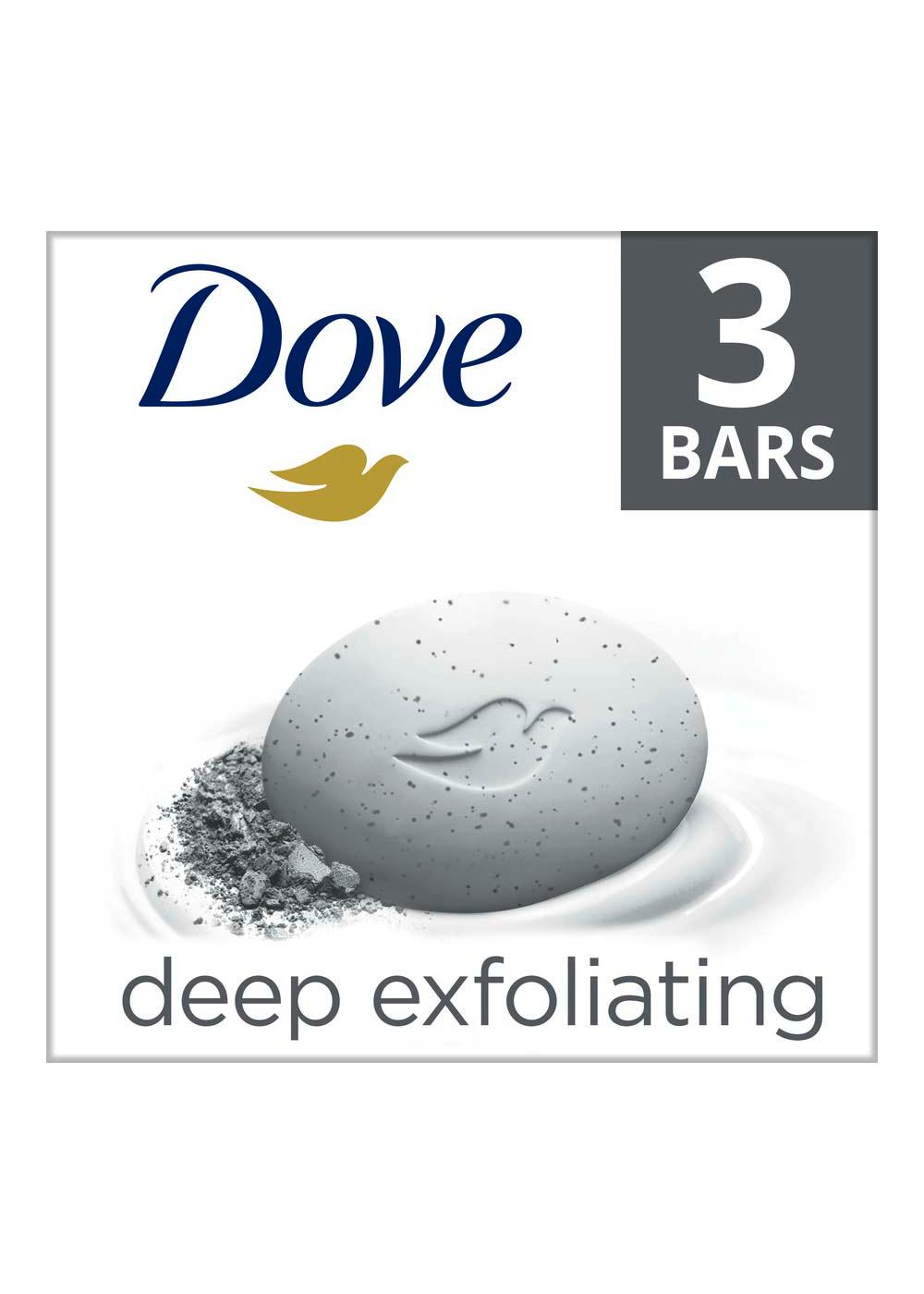 Dove Deep Exfoliating Soap Bar - Charcoal Powder & Glycerin; image 3 of 3