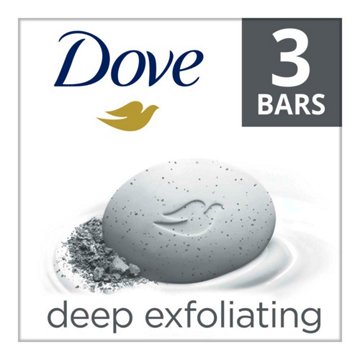 Dove Deep Exfoliating Soap Bar - Charcoal Powder & Glycerin