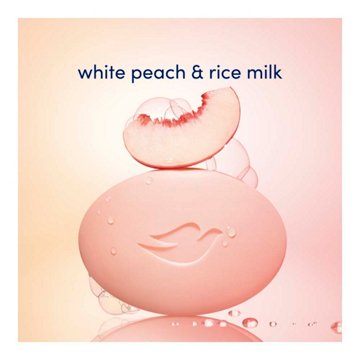 Dove Rebalancing Soap Bar - White Peach & Rice Milk