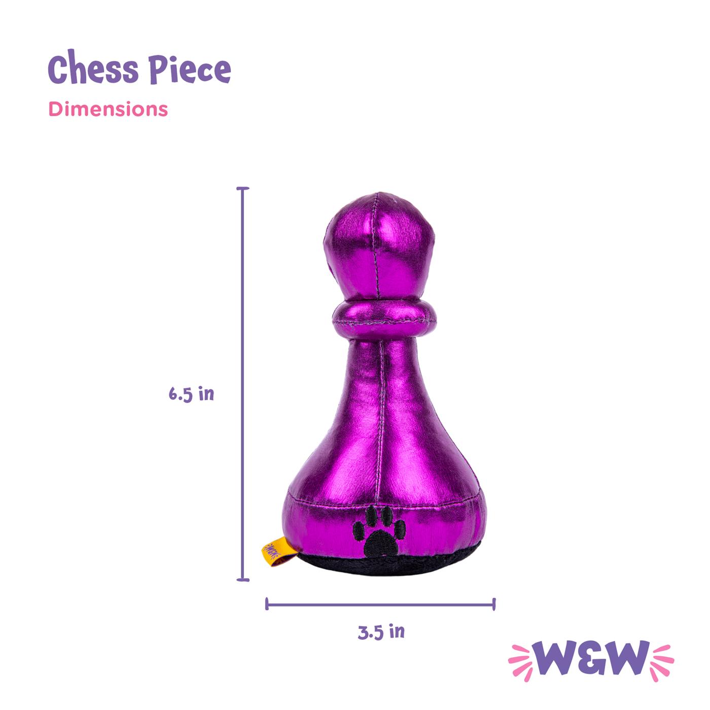 Woof & Whiskers Dog Toy - Chess Piece; image 5 of 6