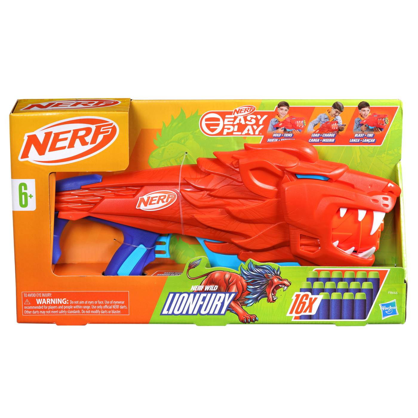 Nerf Lionfury Dart Blaster; image 1 of 2