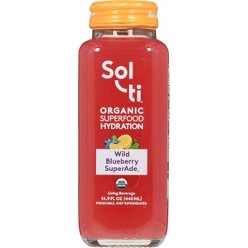 Sol-ti Organic Wild Blueberry SuperAde, 14.9 oz | Central Market