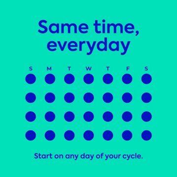 Opill Daily Oral Contraceptive Norgestrel Tablets - 0.075 mg, 28 ct