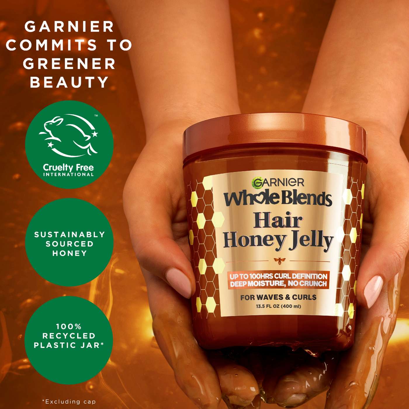 Garnier Whole Blends Hair Honey Jelly; image 2 of 12