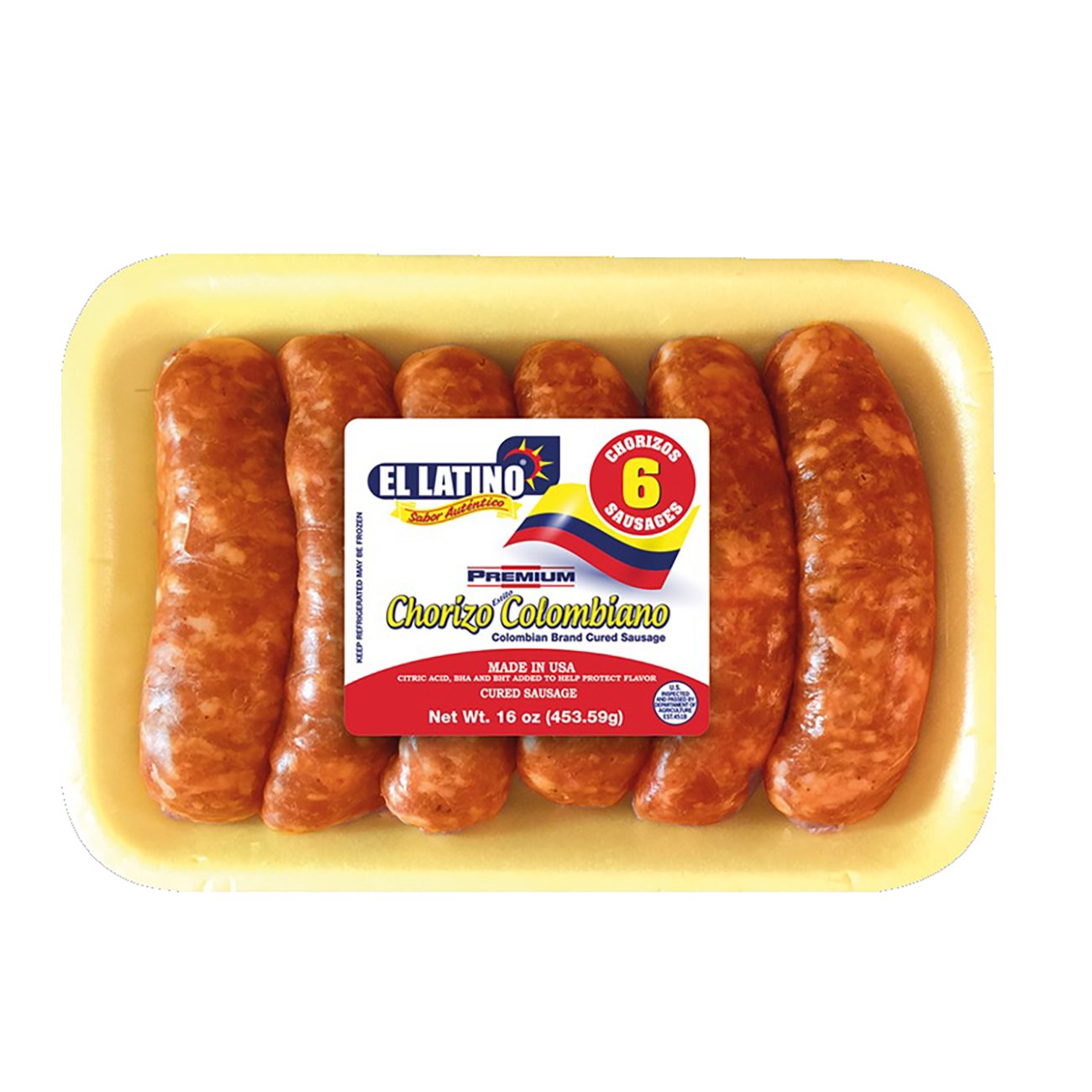 ワビサビダンゴ El Latino Chorizo Colombiano, 16 oz | Low Prices & Quality