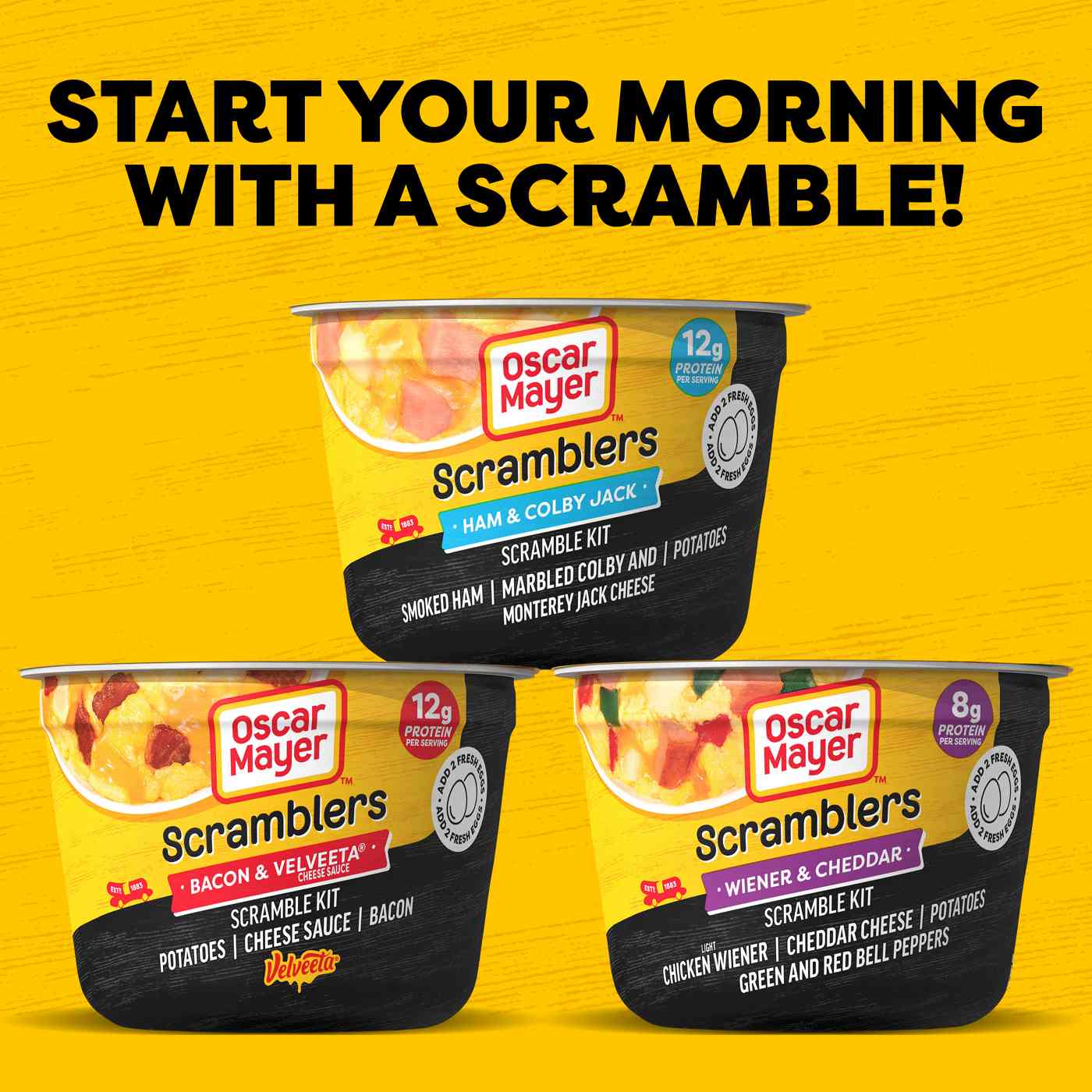 Oscar Mayer Scramblers Kit - Ham & Colby Jack; image 2 of 8