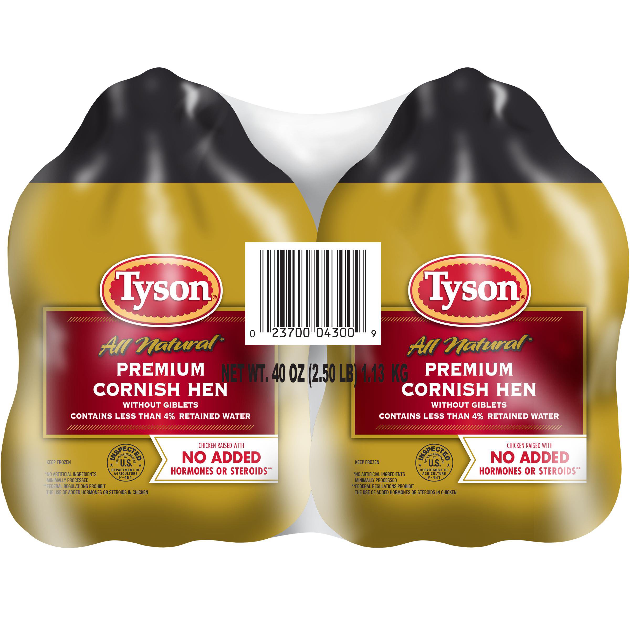Tyson Frozen Cornish Hens Shop Chicken at HEB