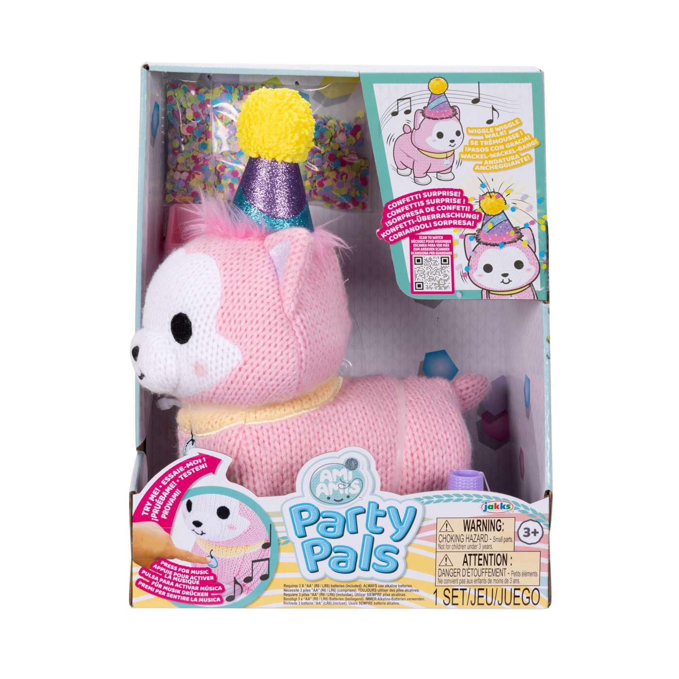 Ami Amis Party Pals Musical Plush Toy; image 1 of 2