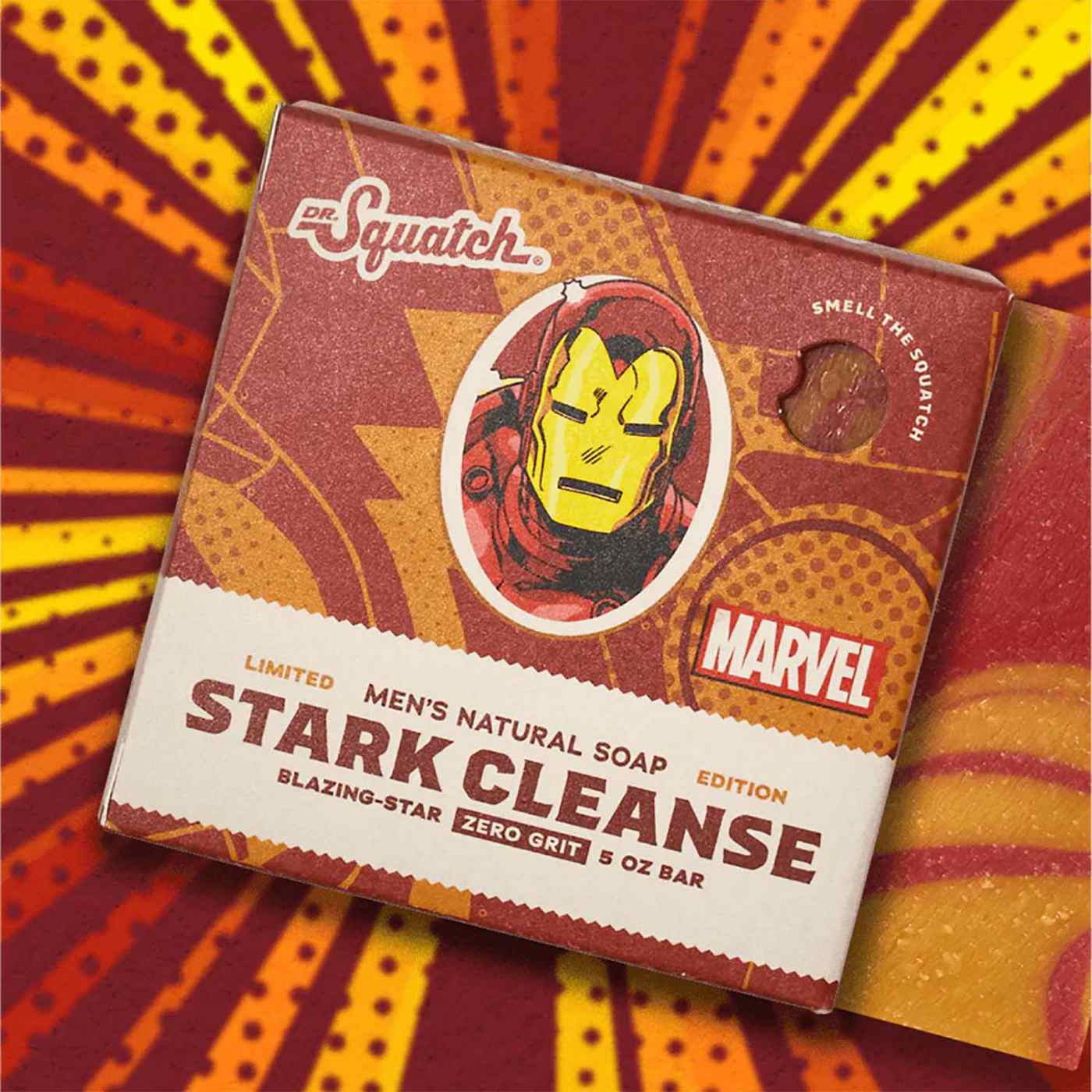 Dr. Squatch Iron Man Stark Cleanse Men's Natural Soap; image 3 of 3