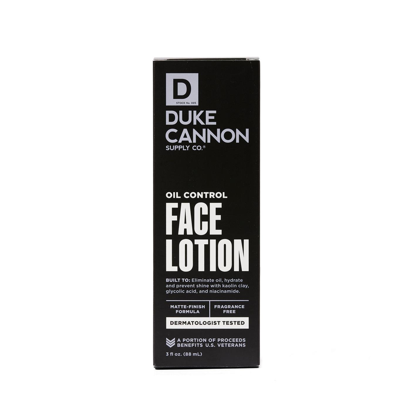 Duke Cannon Oil Control Face Lotion; image 1 of 4