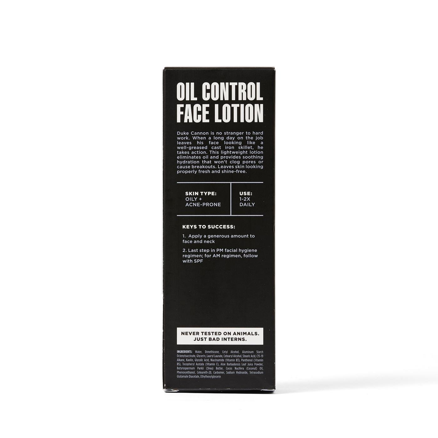 Duke Cannon Oil Control Face Lotion; image 3 of 4