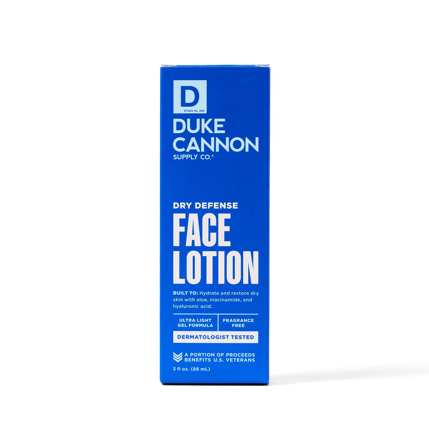 Duke Cannon Hydrating Face Lotion; image 1 of 2