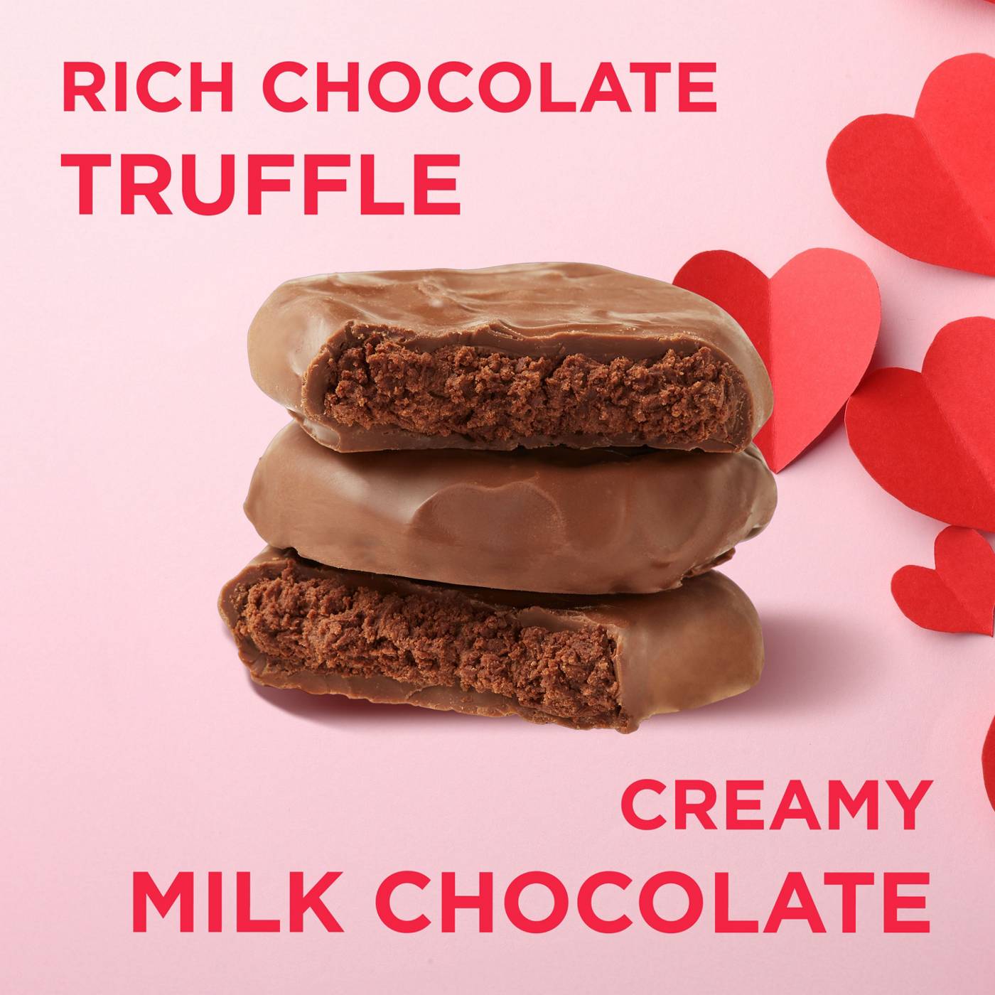 Russell Stover Milk Chocolate Heart Truffle Valentine's Candy; image 6 of 7